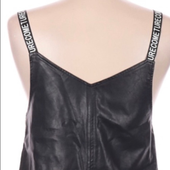 SeenFaan Faux Leather Dress - Picture 3 of 5